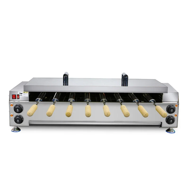 2200V 3kw Horizontal Chimney Rolling Machine Bread Ring Machine Cake Roll Oven Bread Oven Electric Baking Maker
