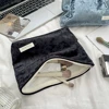 Velvet Cosmetic Bag Portable Travel Toiletry Organizer Soft Makeup Storage Pouch