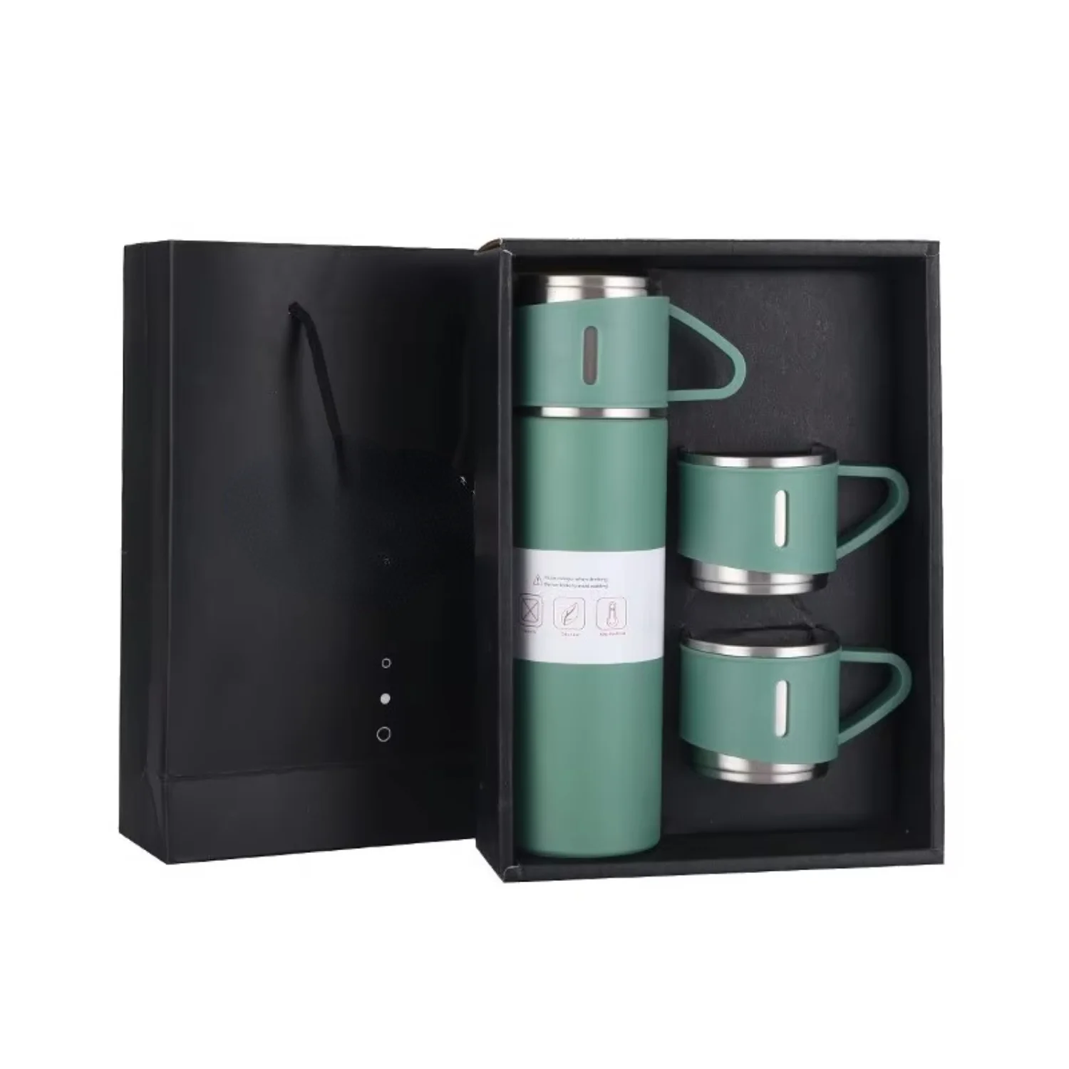 High Quality 304 Stainless Steel Vacuum Thermos Set Logo Business Gift ...