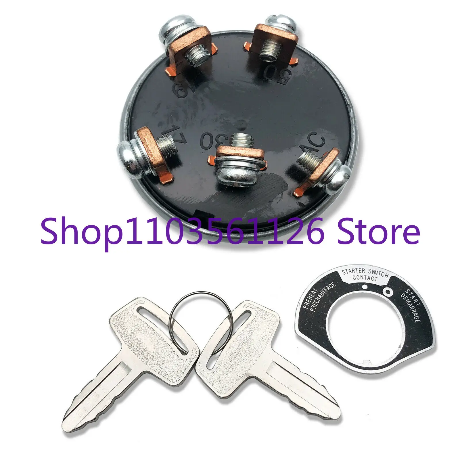 Ignition Key Switch 183827 Starter Key Switch For Kubota D722 - Foto 7