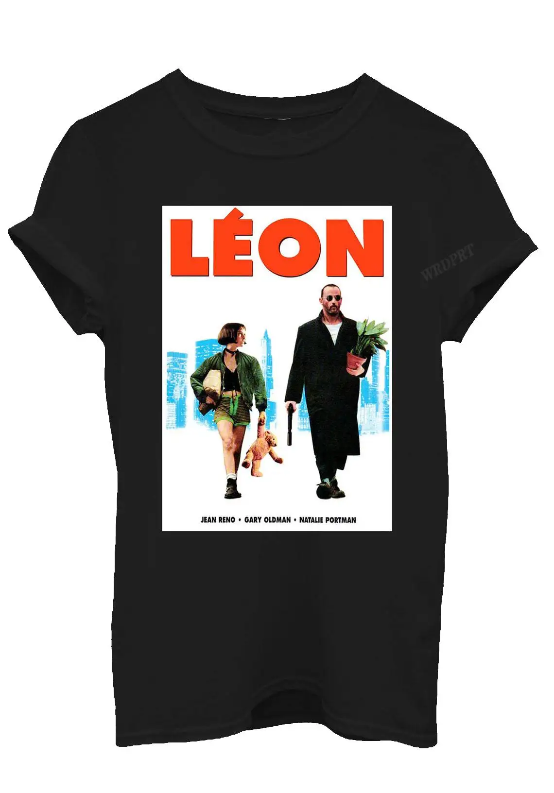 

Leon Jean Reno Gary Oldman Unisex Print T Shirts Movie Killer Uncle And Girl Graphic T-Shirts Creative Cotton Casual Tops Tee