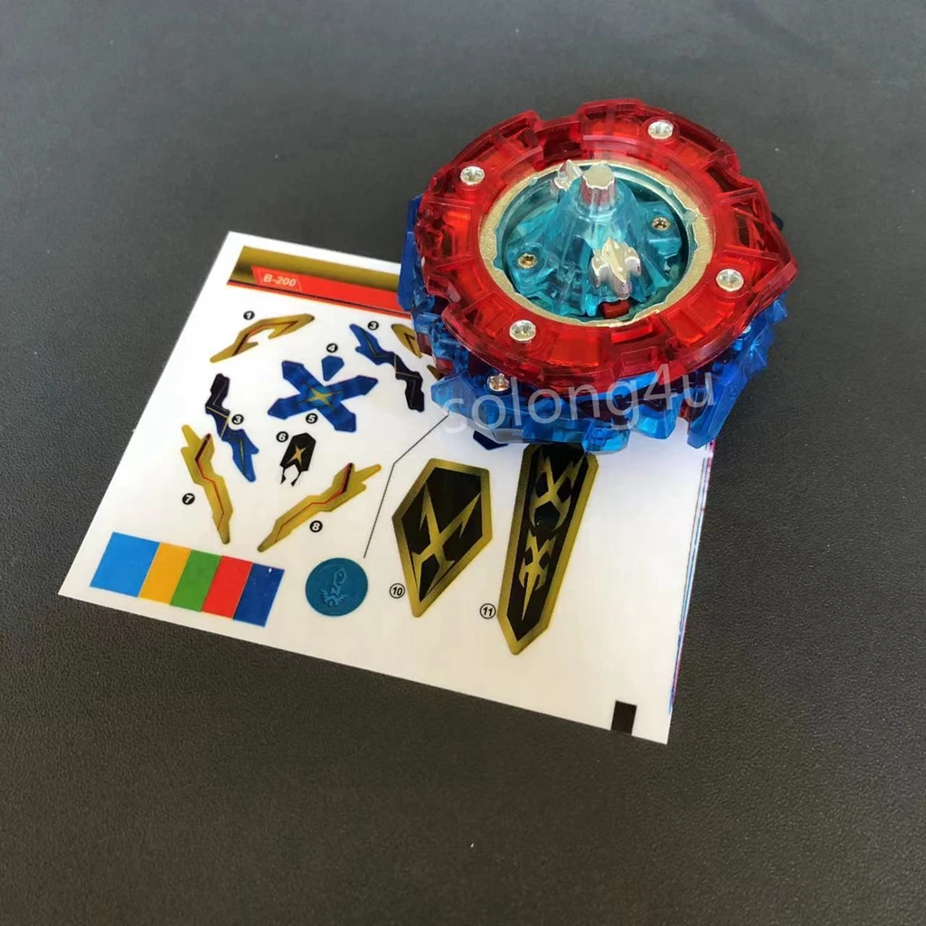 Single Flame Solong4u Spinning Tops BU B-200 Xiphoid Xcalibur Xanthus Sword spinning top toy beyblade toys battle top toy battle tops