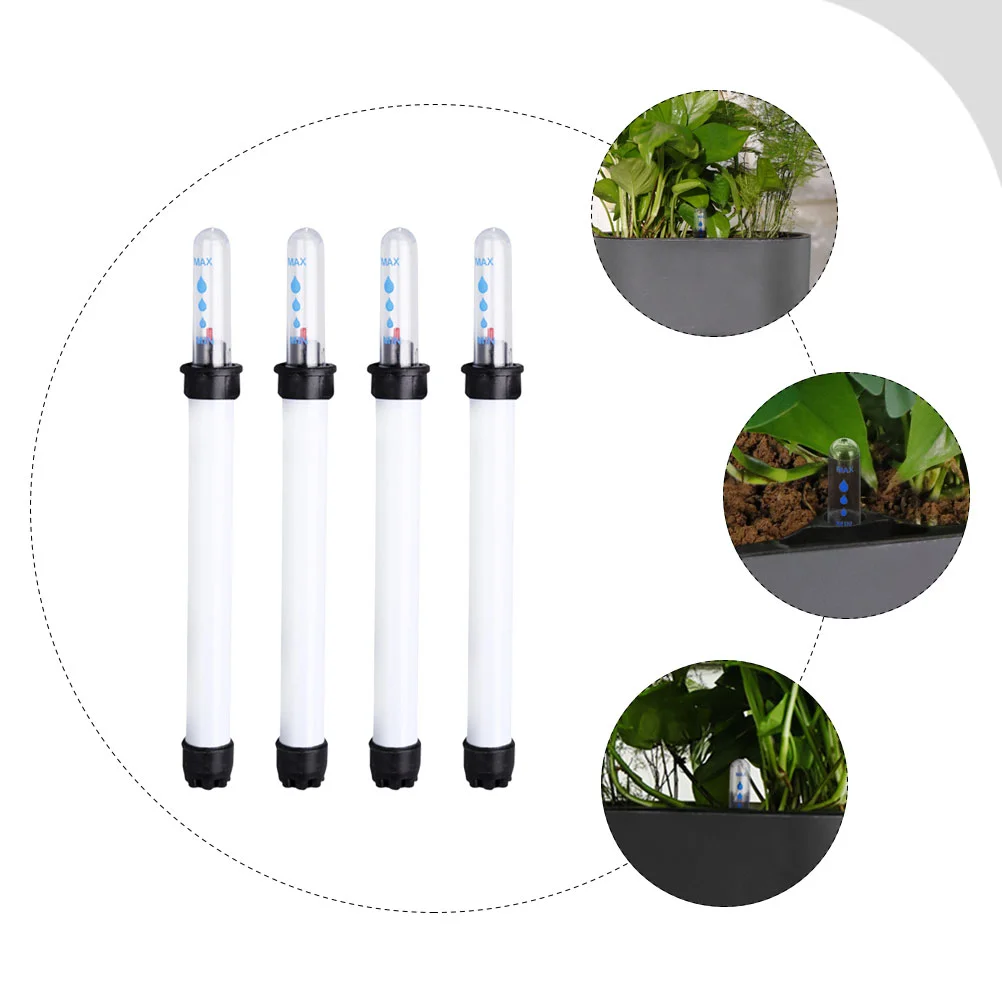 Water Level Indicator Gauge Flowerpot Moisture Meter Plant Water Shortage Reminder Buoy Display Planter Gauge Level 4 Pcs
