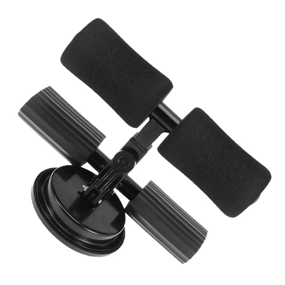 Tension Rod Sit up Aid Exercise Accessory for Home Tool Curls Bar Foot Holder Black Sit-up Assistant Device Ergonomics Work