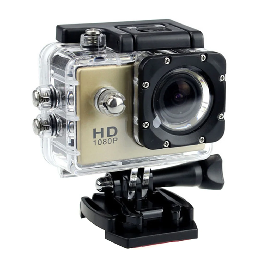 

Action Cameras 2.0 Inch HD Outdoor DV Camera Mini Driving Recorder 30 Meters Waterproof