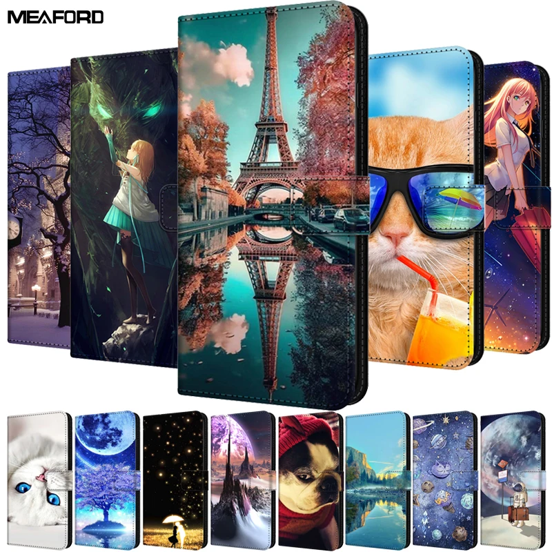 Flip Cover In Pelle Per Sony Xperia 10 V / 10 Iv / 10 Iii / 10 Ii Custodie Magnete Portafoglio Book Card Stand Case Per Sony Xperia 10 V