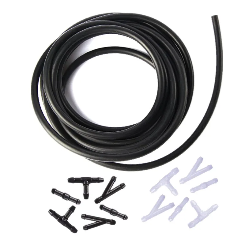 CarWindshieldWasherHoseConnectorKitTPieceTubePipeSplitter