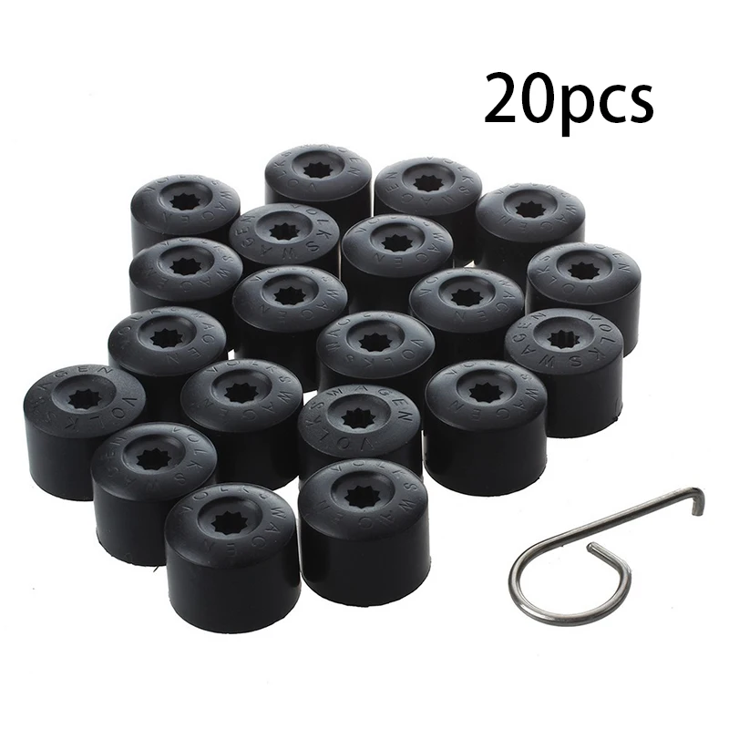 1 Pack/20 Pieces Decorative Tire Wheel Nut Bolt Head Caps Wheel Nut Car Hub Screw Cover Protection Dust Protector