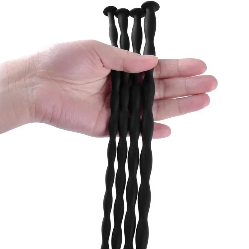 30CM Long Silicone Urethral Sound Catheter Penis Plug Male Masturbator Penis Inserts Stimulation Dilator Chastity Adult Sex Toys urethral dilator silicone urethral dilator