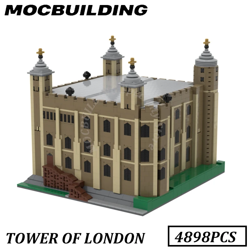 

Tower of London Model Display MOC Building Blocks Brick Toys Construction Gift Birthday Present