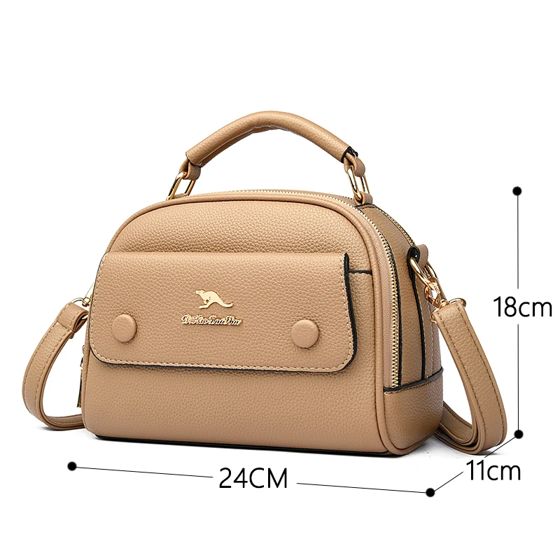 Women Leather Crossbody Shoulder Bag Messenger Tote leather shoulder bag crossbody bag