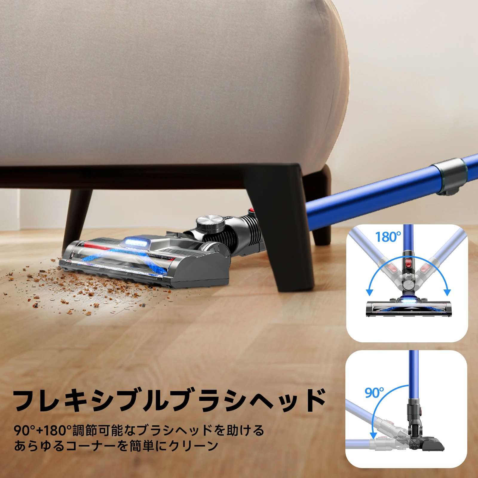 XINSHE A7 充電式コードレスハンドヘルド掃除機、45000Pa XINSHE A7 充電式コードレスハンドヘルド掃除機、45000Pa - メルカリ