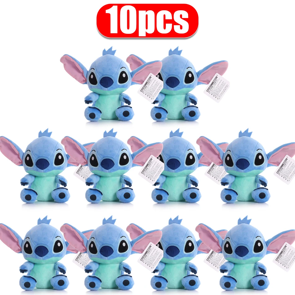 Plush Toys 12cm 20cm 25cm Stitch Stuffed Models Cartoon Stuffed Dolls Anime Baby Kids Birthday Gift
