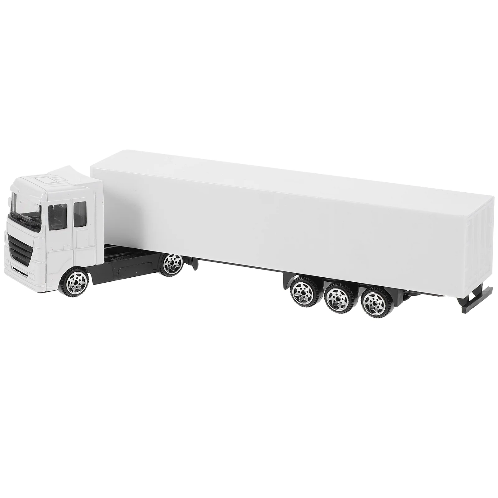 Boys Truck Model Plaything Alloy Truck Model Realistic Container Truck Model Miniature Truck Toy 2