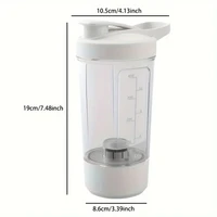 Shaker électrique Intelligent à agitation automatique de 450ml, pour remplacement de repas, tasse de mélange de Sport Portable 2