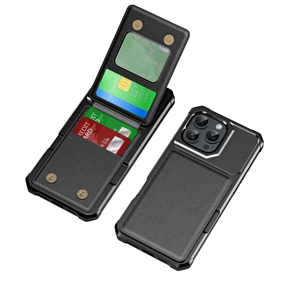 Funda De Teléfono Con Billetera Cruzada Para IPhone 14, 13, 12, 11 Pro Max, Soporte Con Ranura