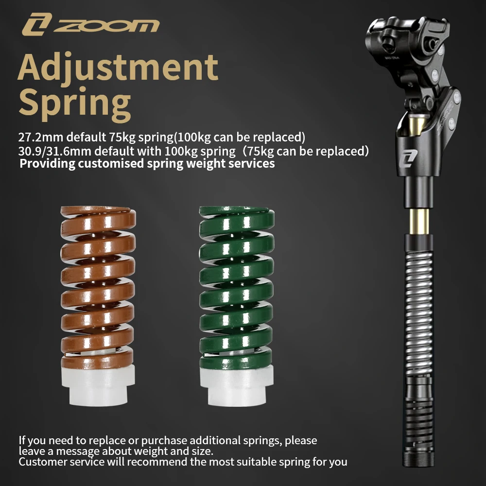 Bike Seat Post MTB Bicycle Shock Absorber Seatpost Bike Seat Post Dropper Manual Travel Height Suspension 27.2/30.9/31.6mm Bike Seat Tube bike seat post