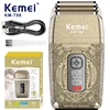 Kemei Compound Three Knife Net Shaver Digital Display Electric Shaver Head Oil Head Gradient Shaver USB Charging Model KM-T88 1