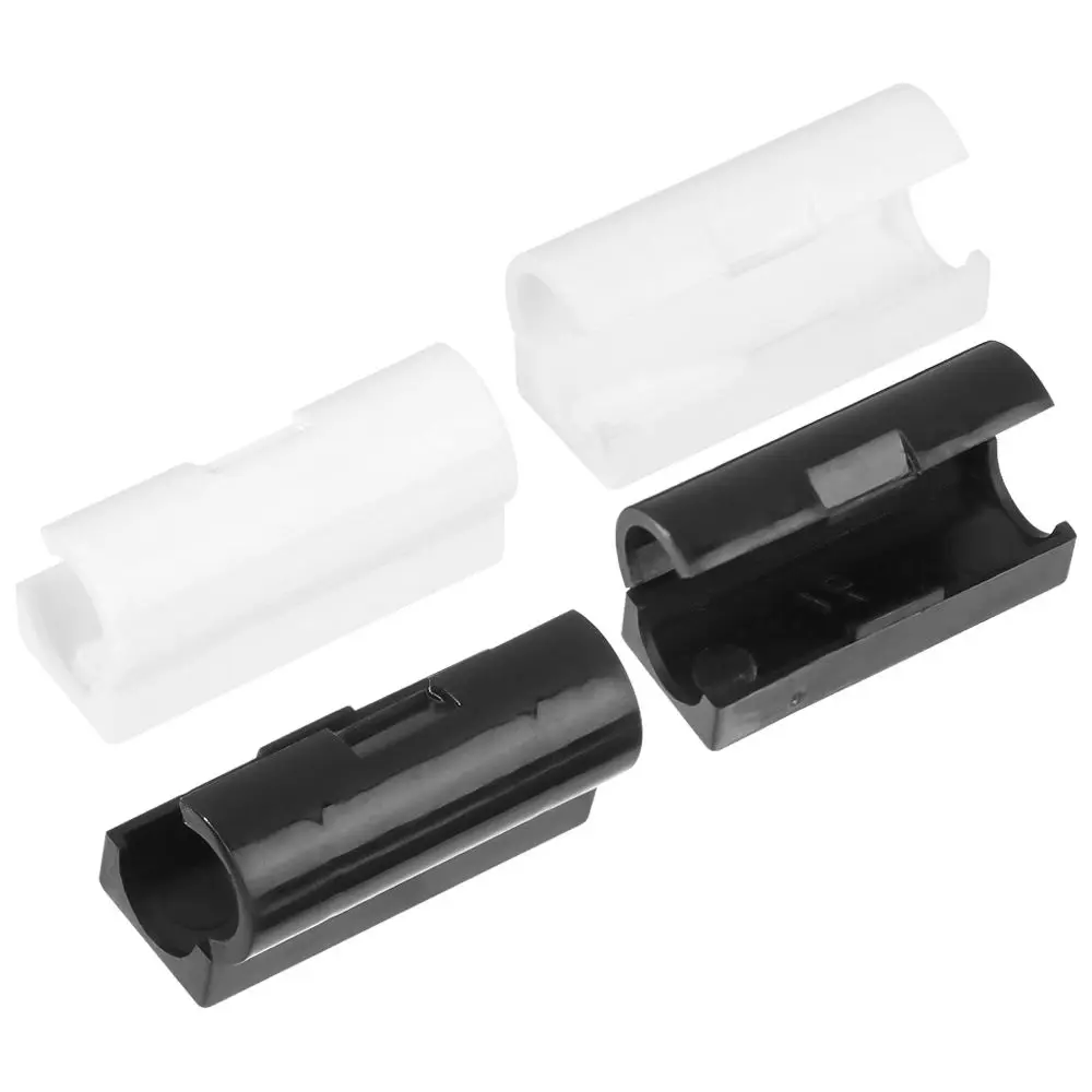 Self-adhesive Cable Clamp Data Line Fixer Holder ABS Cylindrical With Buckle Wire Management Clip Desktop Tidy Tool 16/20Pcs