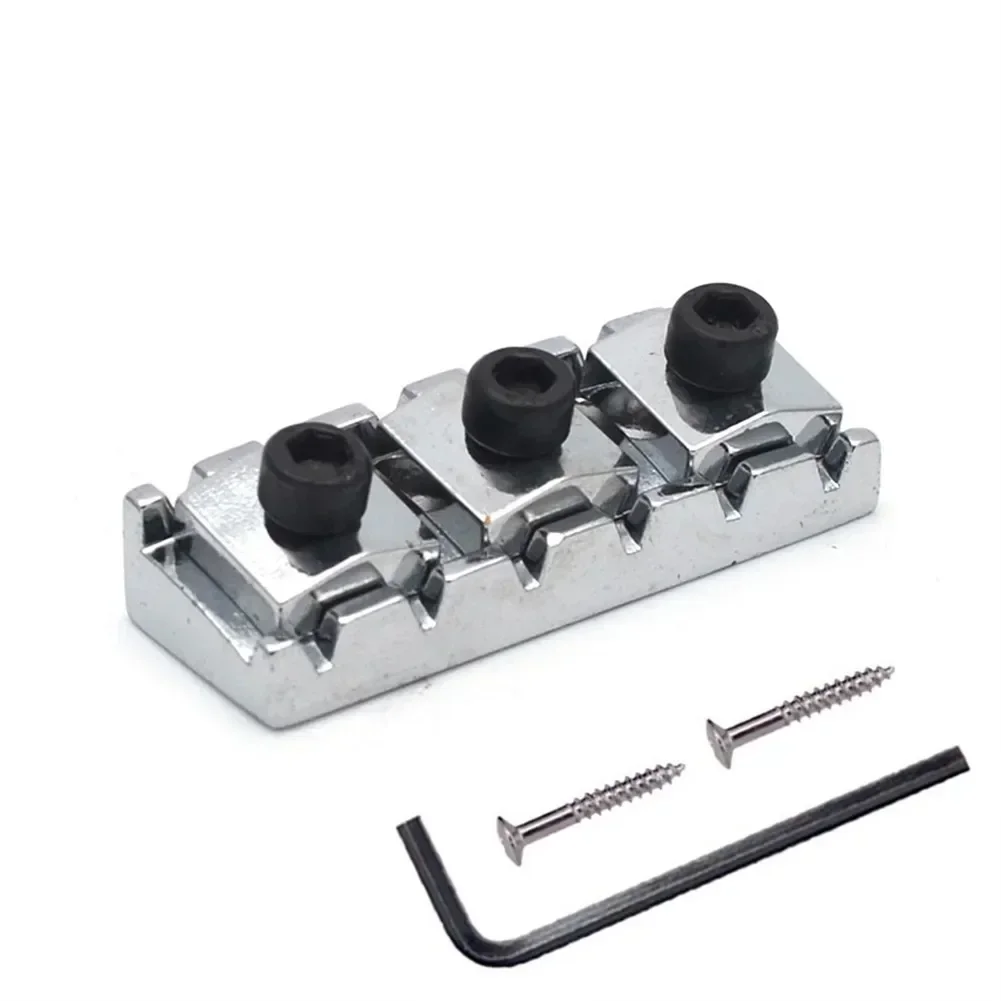 43mm Guitar Locking Nut String Lock Screws Allen Wrench Spanner Repair Tools for Floyd Rose Tremolo Bridge Musical Instrument guitar locking nut