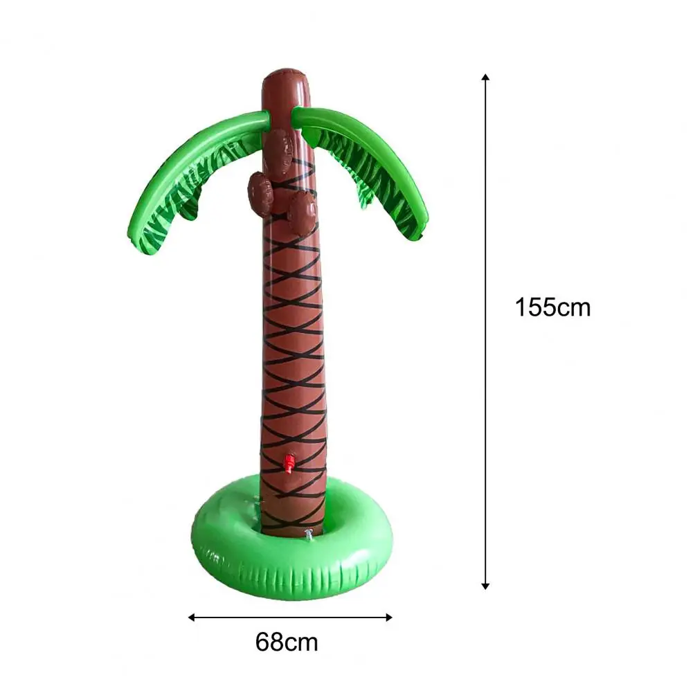 Inflatable Sprinkler Large Inflatable Palm Trees Simulation Coconut Tree PVC Lovely Fountain Toy Water Jet Palm Tree Water Spray