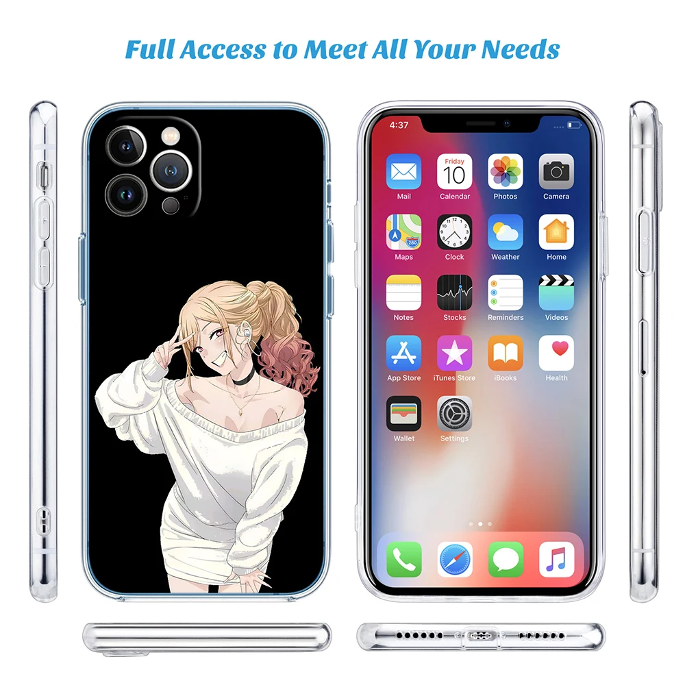 Marin Kitagawa Soft Shell Transparent Phone Case