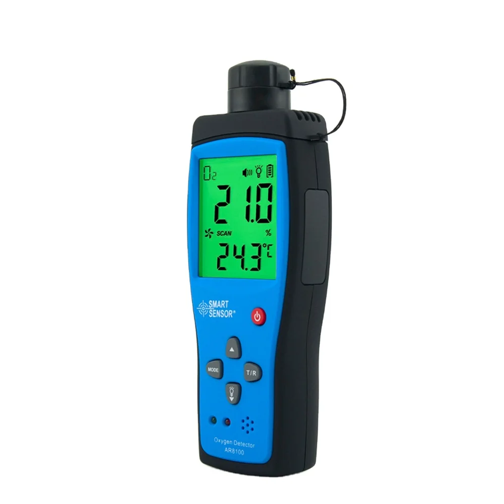 

AR8100 Portable O2 Gas meter Detector with Gas Sensor