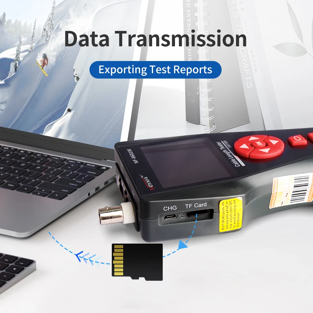 NF-8601W Original Updated Function Multipurpose network tester OE/PING Tester Measure Cable Length 8pcs Remot Line Tracker
