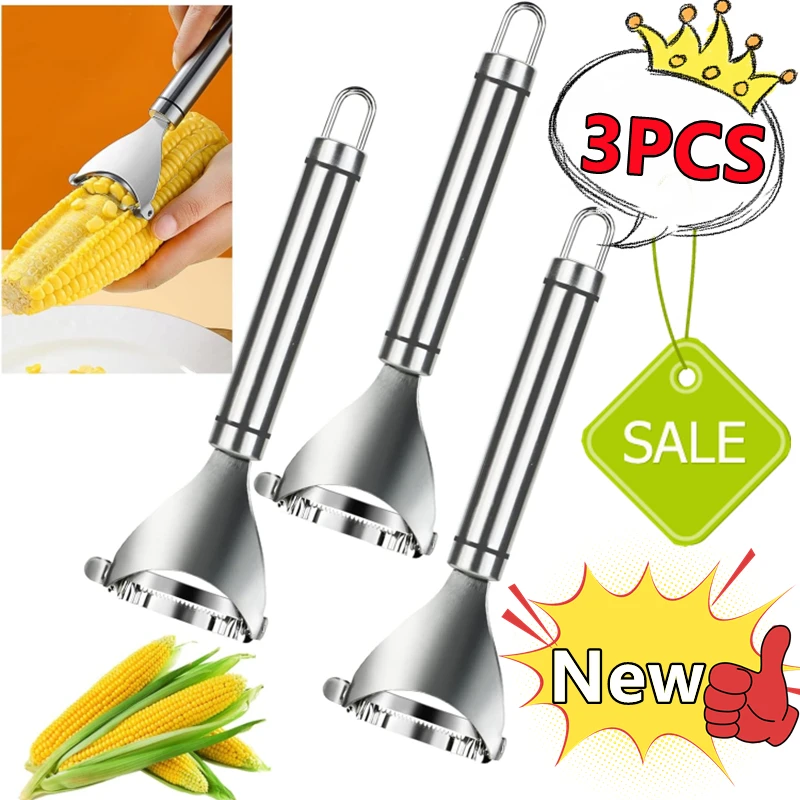 3-2-1PC-Stainless-Steel-Corn-Stripper-Corns-Threshing-Corn-Thresher ...