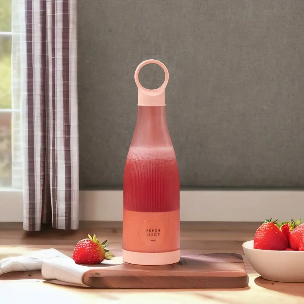 WirelessChargingPortableBlenderJuiceGlass304StainlessSteel