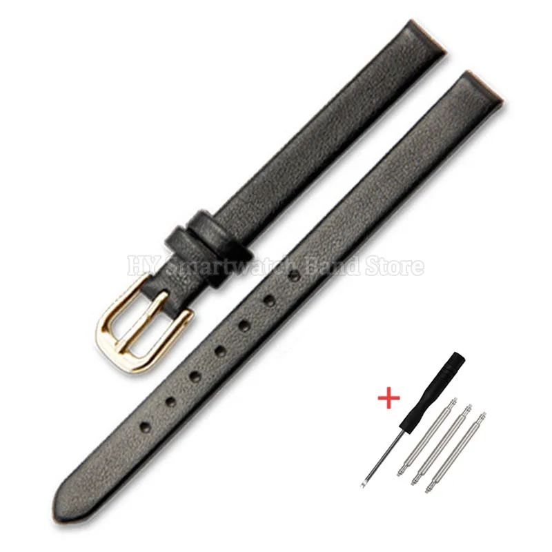 Ultra-Thin Waterproof Leather Sport Watch Strap – Soft Wrist Band
