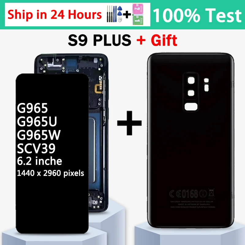 

TFT Quality New S9Plus LCD for Samsung S9 Plus LCD Display Touch Screen Digitizer with Frame For Samsung S9+ G965 G9650 lcd