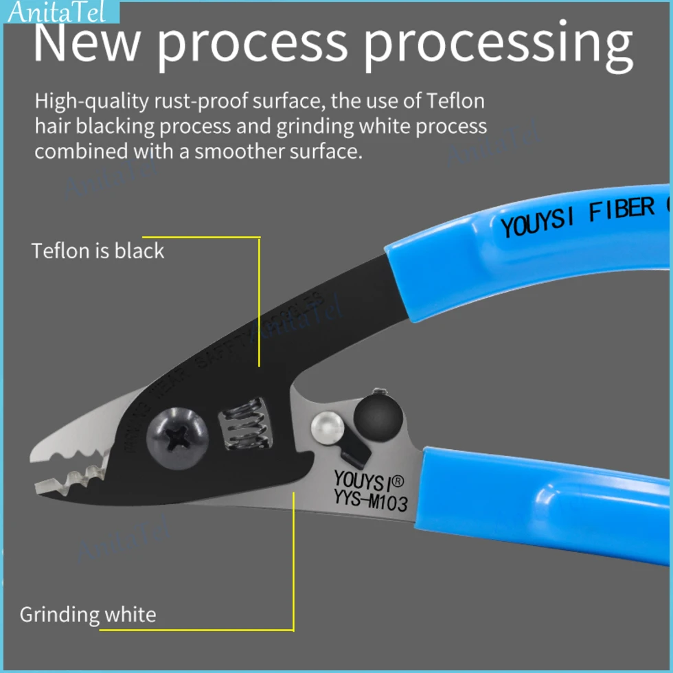 Nuovo Yys-M102 Yys-M103 Miller Pinze Spelafili Pinze Spelafili In Fibra Ottica A Tre Porte Strumento Spelafili Spelafili