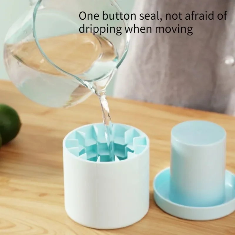 Silicone Ice Cube Mold Round Ice Bucket Summer Homemade DIY Refrigerator Freeze Maker 60 Grids Mold Barware Tools
