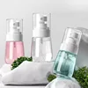2pcs Mini Spray Bottle Fine Mist Alcohol Atomizer Portable Refillable Liquid Container for Cleaning Skin Care Beauty Accessories 2
