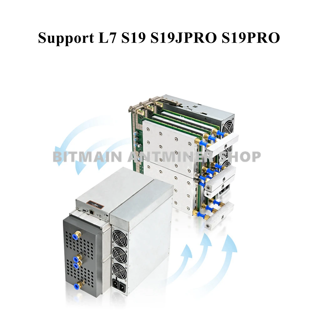 Nuova Versione Kit Di Raffreddamento Overclocking Ad Acqua Per Hash Aumentato Suitbale Per Antminer S19 S19Pro S19Jpro L7 Hydro
