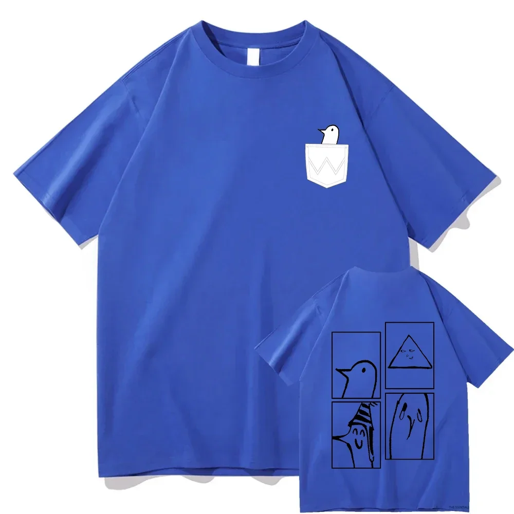 Oyasumi Punpun Printed T Shirts Japanese Anime T-shirts 100% Cotton Short Sleeve Men/women Oversized Clothing Summer Casual Tops 4