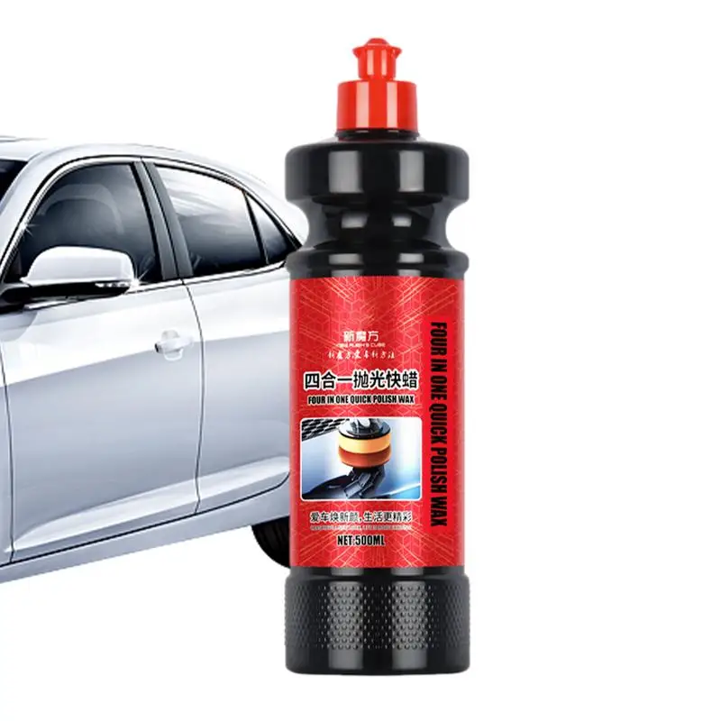 

Ceramic Coating For Cars Quick Coat Car Wax Polish Spray 4 In 1 Professional-Grade Protective Sealant Polish Seals Car's Clear
