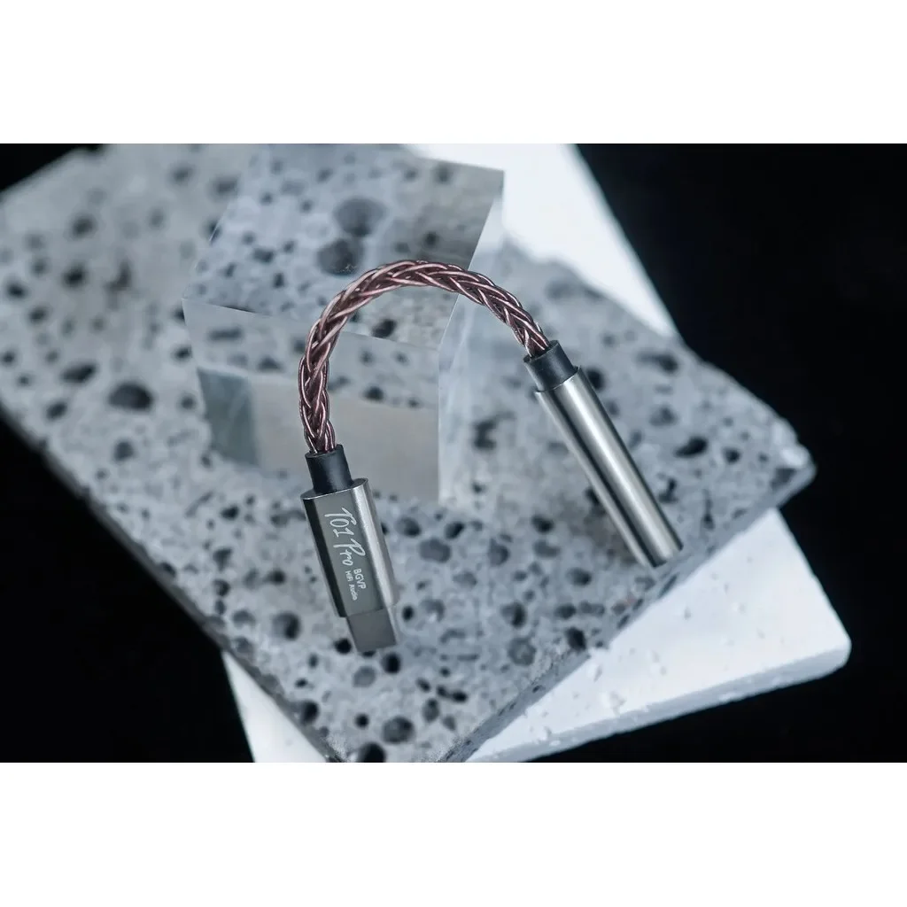 BGVP T01 프로 타입 C-3.5mm Dac 디코딩 오디오 하이파이 이어폰 앰프, USB 32 비트 디지털 디코더, T01Pro