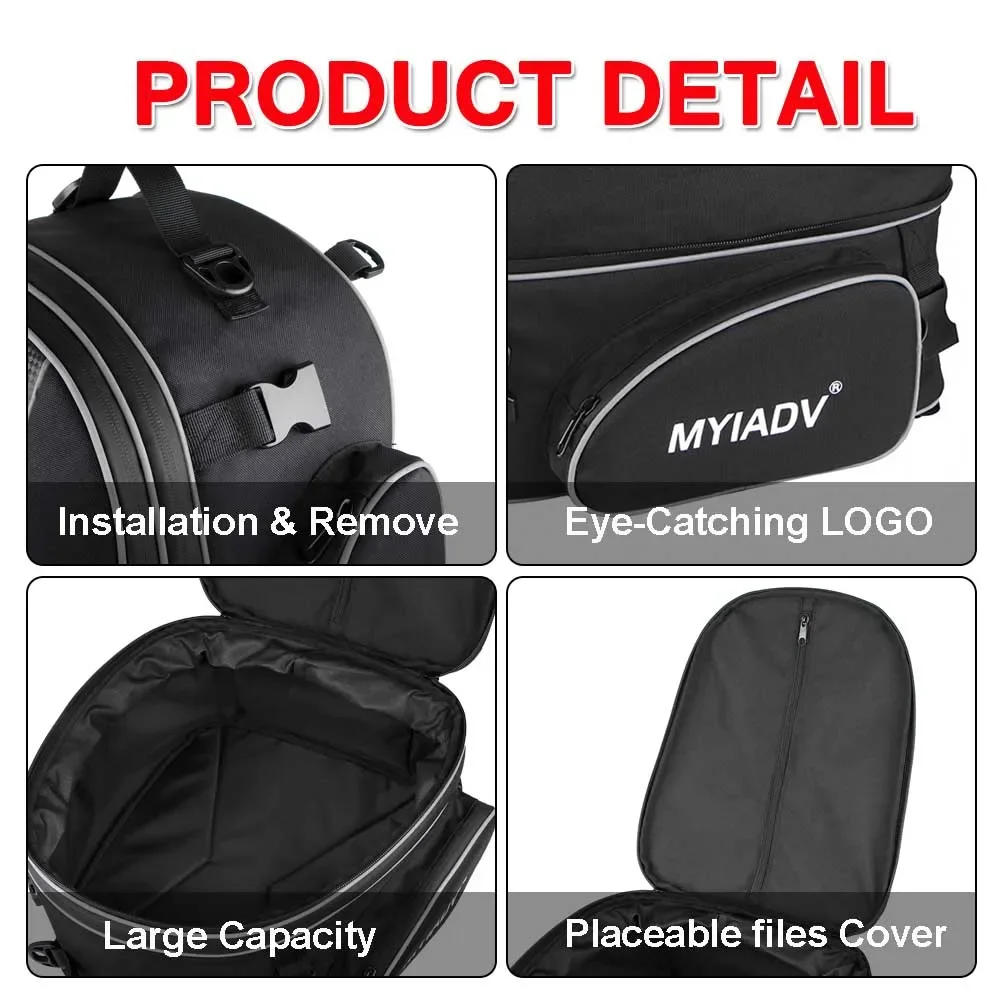 다기능 오토바이 테일 케이스 뒷좌석 헬멧 가방, 배낭 방수 수하물, 혼다, 야마하, 가와사키, BMW