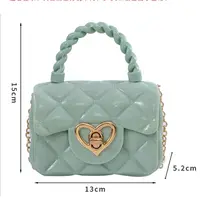 Sacs à bandoulière en cuir PU pour enfants, sacs initiés par le cœur, mini porte-monnaie pour enfants, sac à MSI pour filles, sac à main pour enfants, cadeaux à la mode 6