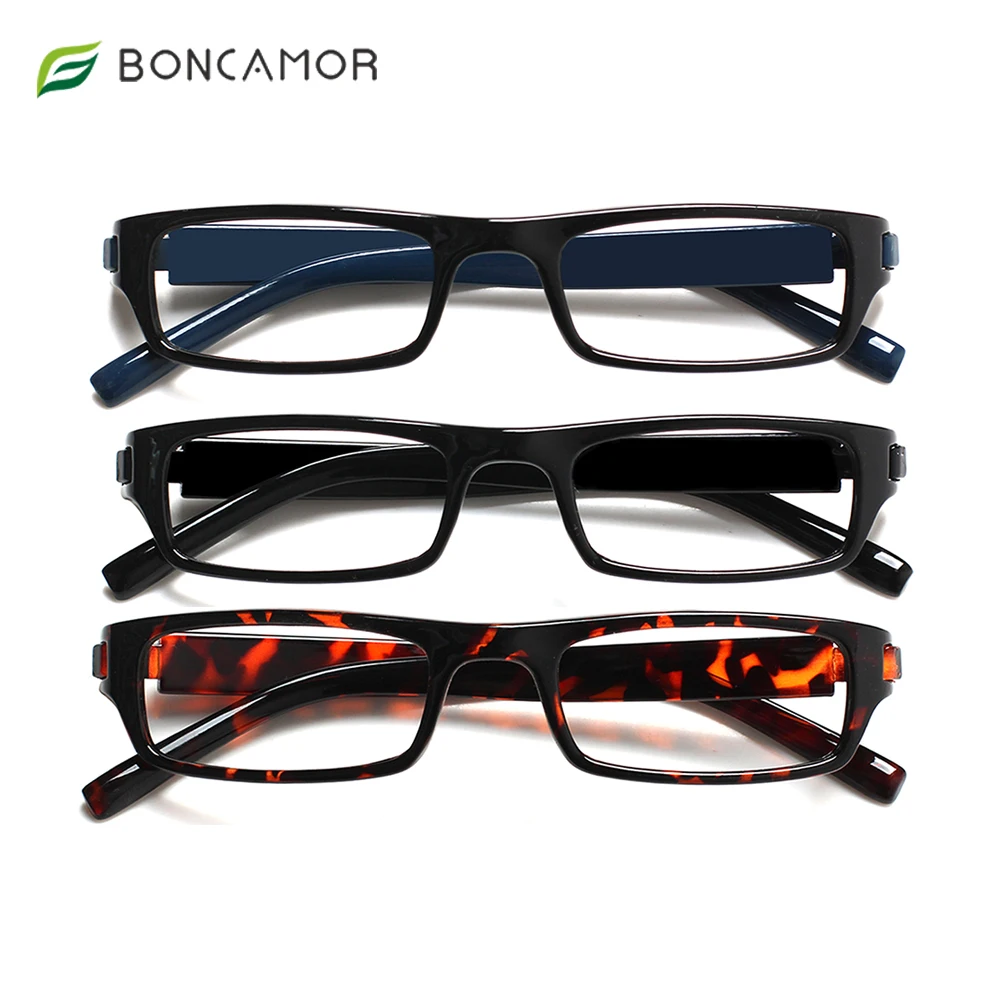 

Boncamor Blue Light Blocking Reading Glasses Metal Hinge Men and Women Anti UV Prescription Magnifier Eyeglasses Diopter 0~400