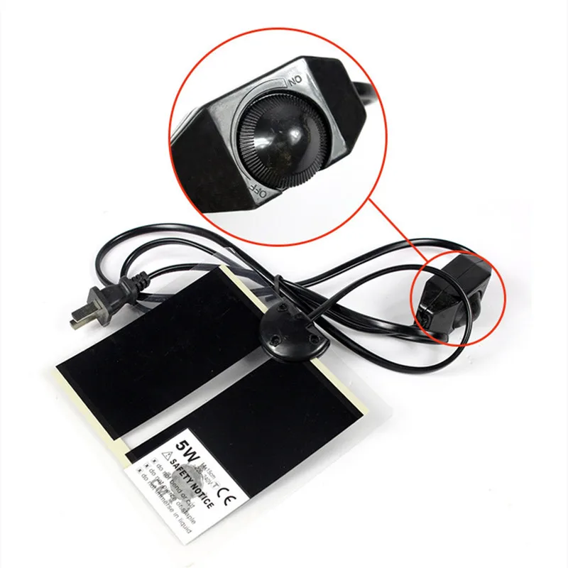 220 240V Reptile Heating Pad Adjustable Temperature Heating Mat Warmer