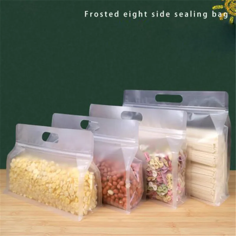 Reusable Food Storage Bags Silicone Fresh Bags for Freezer Storage Zip Seal Freezer Bags for Kitchen Organization