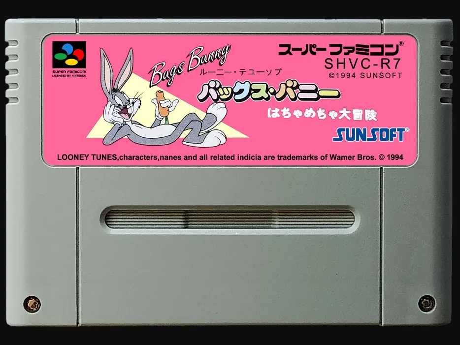 game cards : Bugs Bunny Loony Tunes ( Japanese NTSC Version!! ) looney tunes в чём дело док станкевич с а