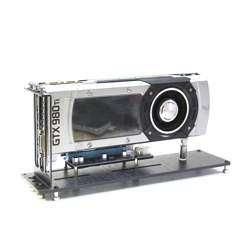 그래픽 카드 수직 브래킷 라이저 PCI Express 스텐트 마운트 스탠드 홀더 PC 케이스 3 슬롯 GPU 랙 3090 4090