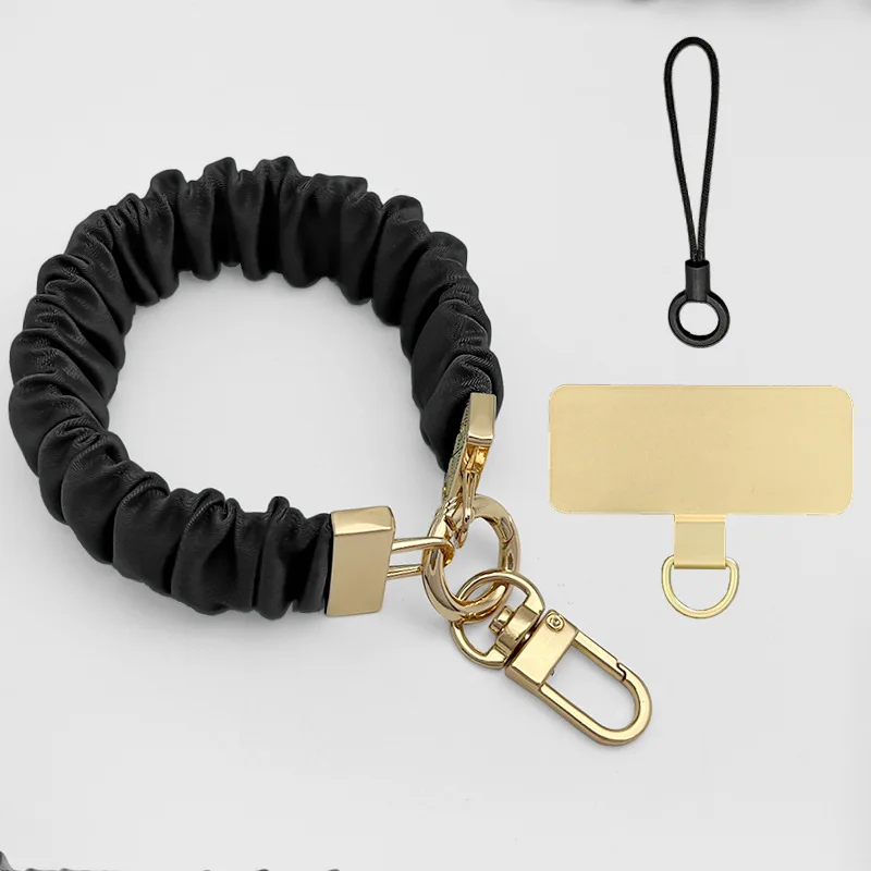Elegant Women's Cloth Phone Lanyard Anti-Lost Wrist Bracelet Accessory