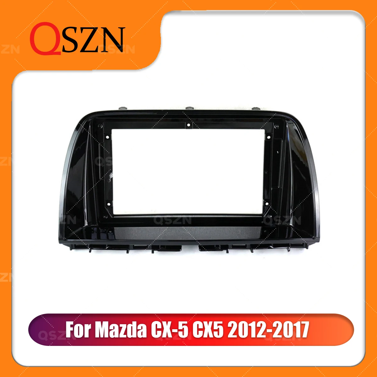 

QSZN Car radio Fascias Panel For Mazda CX-5 CX5 2012-2017 10'' Frame Audio Installation Dash Fitting Panel Kit Big Screen 2 Din