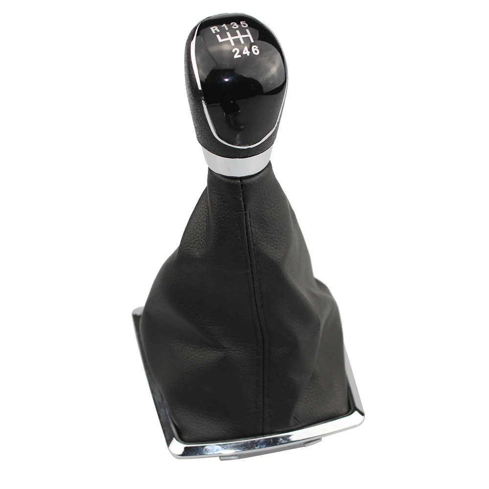 Neues Produkt 5/6 Gang Auto Schaltknauf Hebel Shifter Kragen Für Ford Fiesta 2008-2012 Focus Mk2 2005-2011 Auto Zubehör ﻿ – Detail 2
