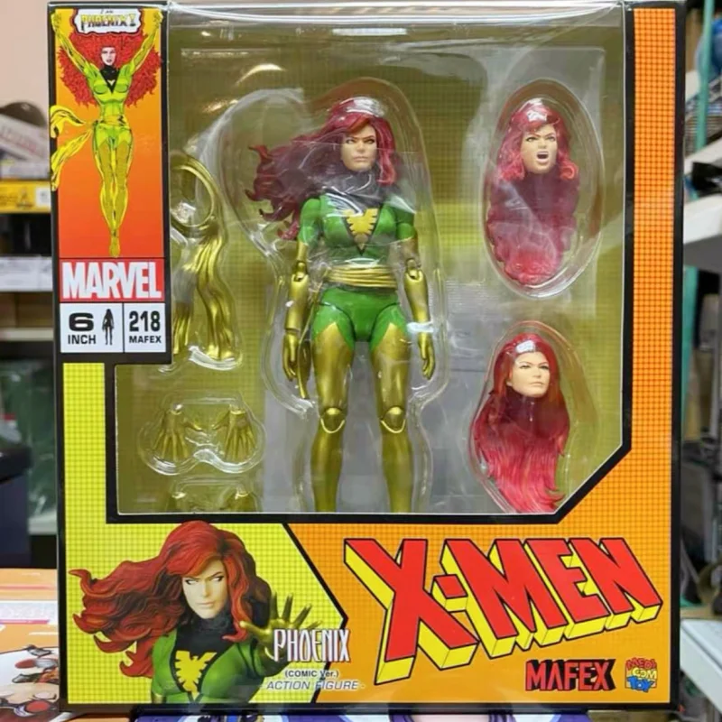Original 6-Inch Mafex 218 Marvel X-Men Phoenix Girls Jean